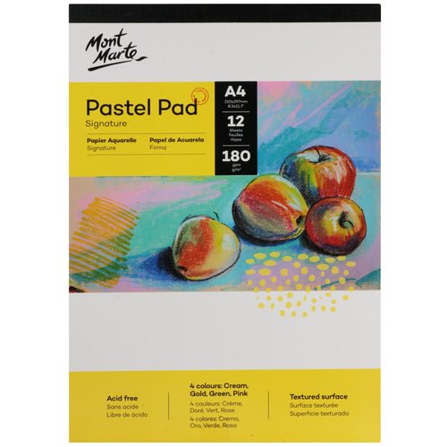 Monte Marte Pastel Pad acid free 4 colours 180gsm A4