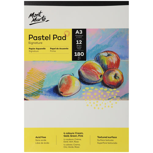 Monte Marte Pastel Pad acid free 4 colours 180gsm A3