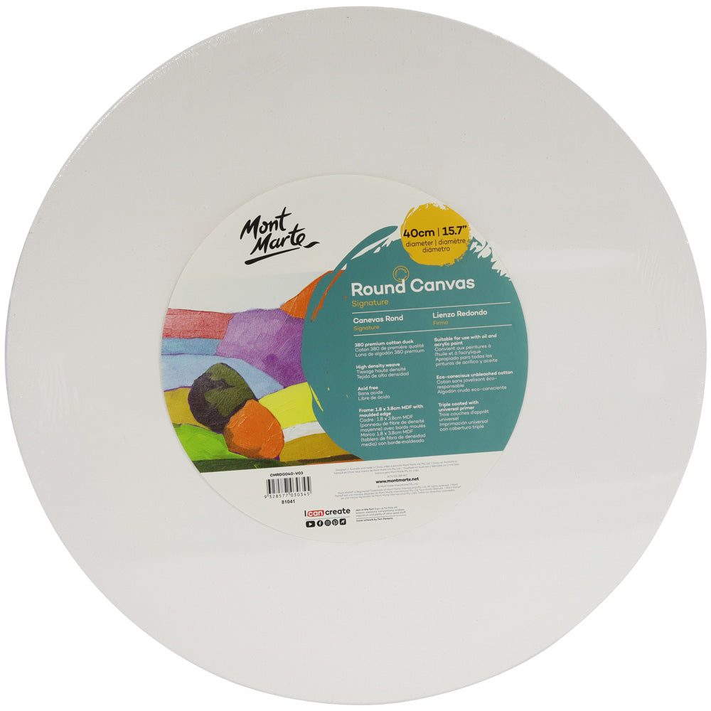 Monte Marte Canvas Round 40cm