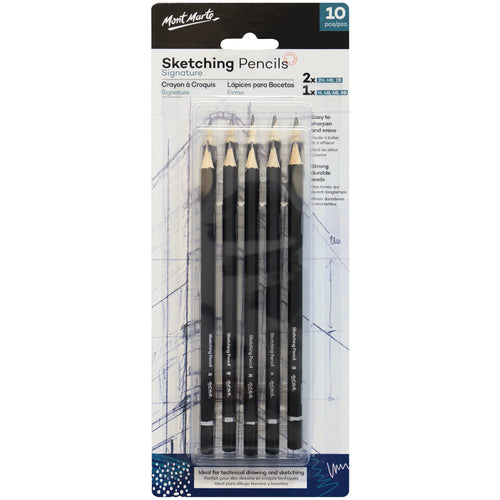 Monte Marte Sketching Pencils 10pc