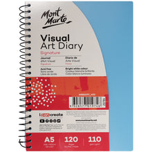 Load image into Gallery viewer, Visual Art Diary PP Coloured Cover A5
