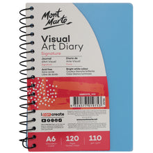 Load image into Gallery viewer, Monte Marte Visual Art Diary PP Coloured Cover A6

