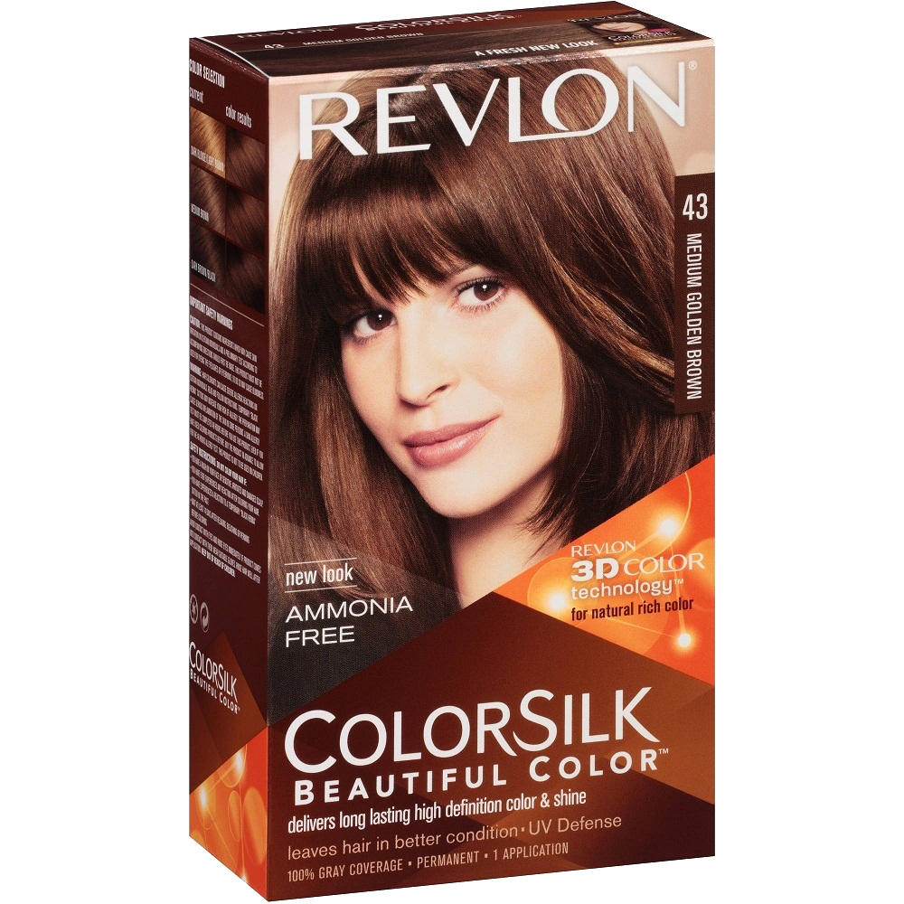 Revlon 43 Medium Gold Brown Hair Dye