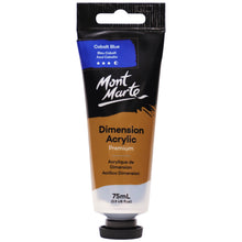 Load image into Gallery viewer, MM Dimension Acrylic 75mls - Cobalt Blue
