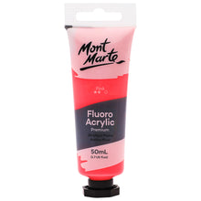 Load image into Gallery viewer, MM Fluoro Acrylic Paint 50ml - Pink

