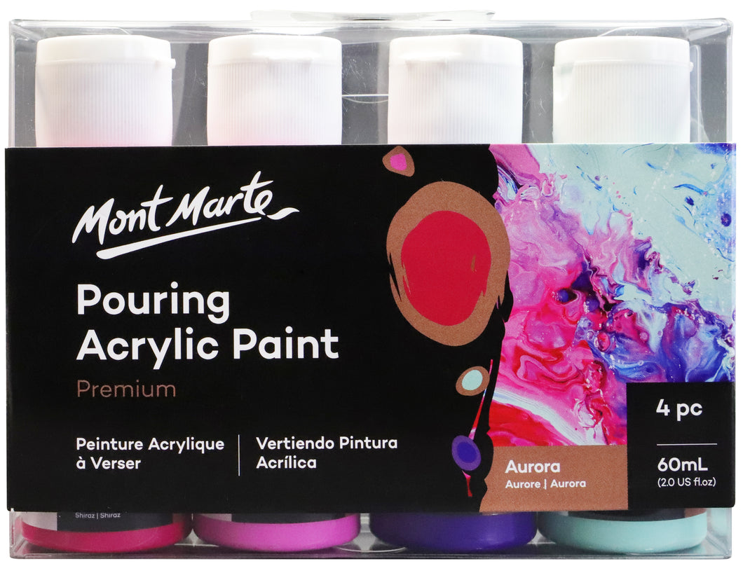 Pouring Acrylic 60ml 4pc - Aurora