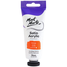 Load image into Gallery viewer, MM Satin Acrylic 75ml - Orange
