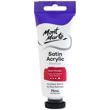 Load image into Gallery viewer, MM Satin Acrylic 75ml - Rose Madder
