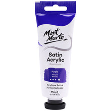 Load image into Gallery viewer, MM Satin Acrylic 75ml - Purple
