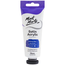 Load image into Gallery viewer, MM Satin Acrylic 75ml - Phthalo Blue
