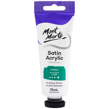 Load image into Gallery viewer, MM Satin Acrylic 75ml - Viridian

