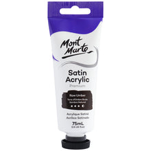 Load image into Gallery viewer, MM Satin Acrylic 75ml - Raw Umber
