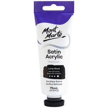 Load image into Gallery viewer, MM Satin Acrylic 75ml - Lamp Black
