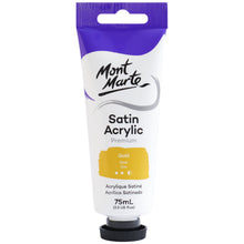 Load image into Gallery viewer, MM Satin Acrylic 75ml - Gold
