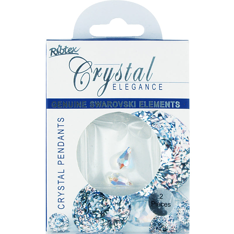 Bead Swarovski Pendant Crystal AB 2 Pcs