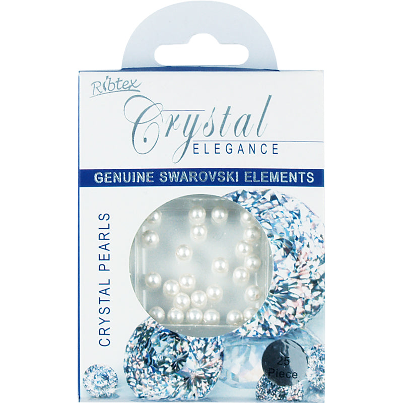 Bead Swarovski 4mm Pearls White 25Pcs