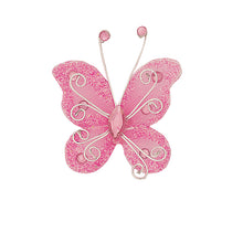 Load image into Gallery viewer, CRAFT MINI BUTTERFLY 50MM PINK 3PC
