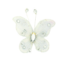 Load image into Gallery viewer, CRAFT MINI BUTTERFLY 50MM WHITE 3PC
