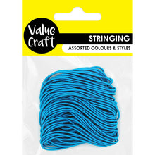 Load image into Gallery viewer, CRAFT ELASTIC THREAD TURQOUISE BLUE 10M
