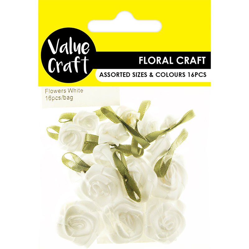 FLOWER WHITE 16PCS