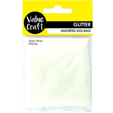 Load image into Gallery viewer, CRAFT GLITTER IN BAG WHITE 25G
