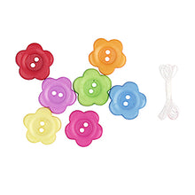 Load image into Gallery viewer, BEADS FLOWER BTN ASST W THREAD 30G
