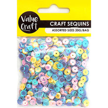 Load image into Gallery viewer, CRAFT SEQUINS MIXED YEL-PINK-BLUE 20G
