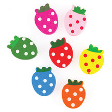 Load image into Gallery viewer, BEAD WOOD STRAWBERRY BR ASST 20PCS
