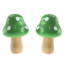 Load image into Gallery viewer, 3D CRAFT Wood Mushrooms Red or Green
