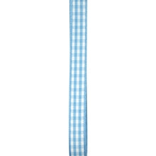 Load image into Gallery viewer, RIB 10MM GINGHAM BLUE 3M
