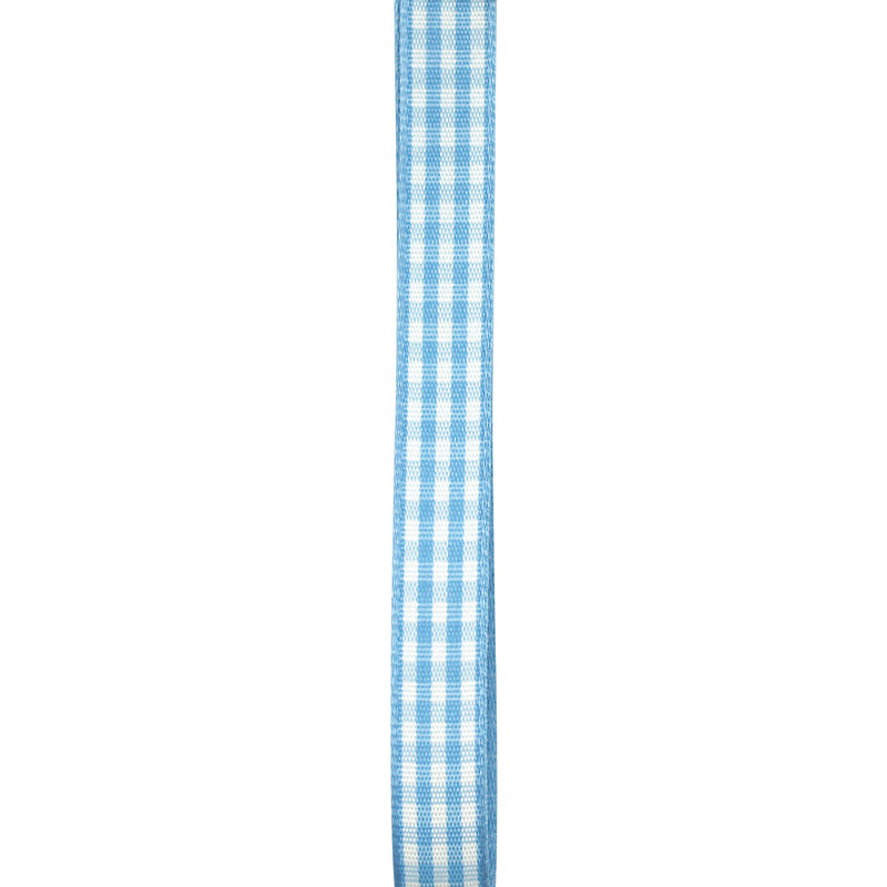 RIB 10MM GINGHAM BLUE 3M