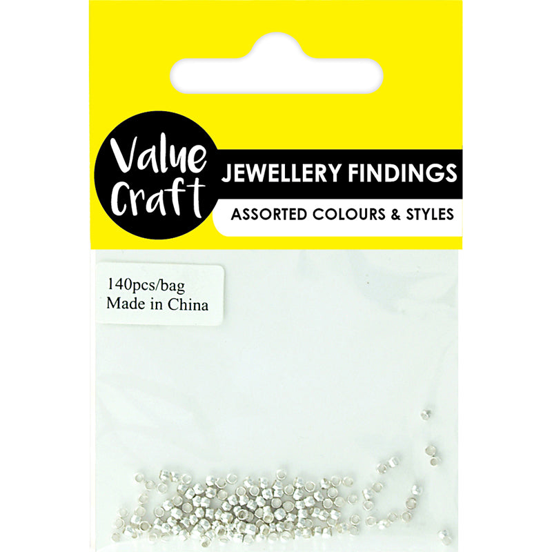 Jewellery Findings Crimpers Gold or Silver 140Pcs