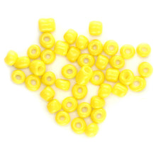 Load image into Gallery viewer, BEADS GLASS SEED  3.6MM YELLOW 60G
