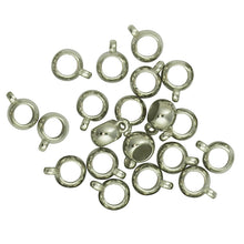 Load image into Gallery viewer, BEAD CCB 10MM TeaCupCharm Attachment Silver 40 PCs
