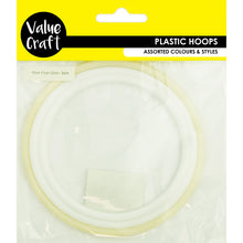 Load image into Gallery viewer, Hoop Plastic 10CM 11CM 12CM | White 3PCs - Hot Dollar Newtown

