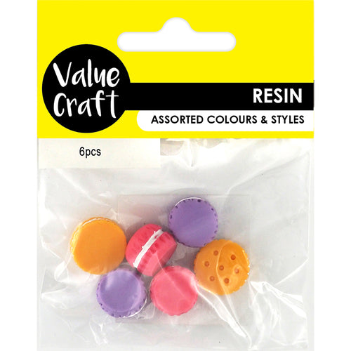 3D RESIN BISCUITS 6PCS