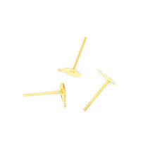 Load image into Gallery viewer, Jewellery Findings Earring Post with Hole Silver or Gold 30PCs | Hot Dollar Newtown
