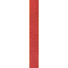 Load image into Gallery viewer, RIB NYLON TAFFETA 25MM METALLIC RED 3MT
