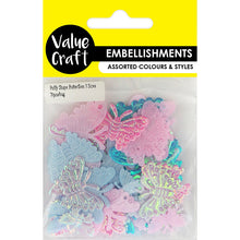 Load image into Gallery viewer, CRAFT PUFFY SHAPE B-FLIES 3 SIZES 70PCS

