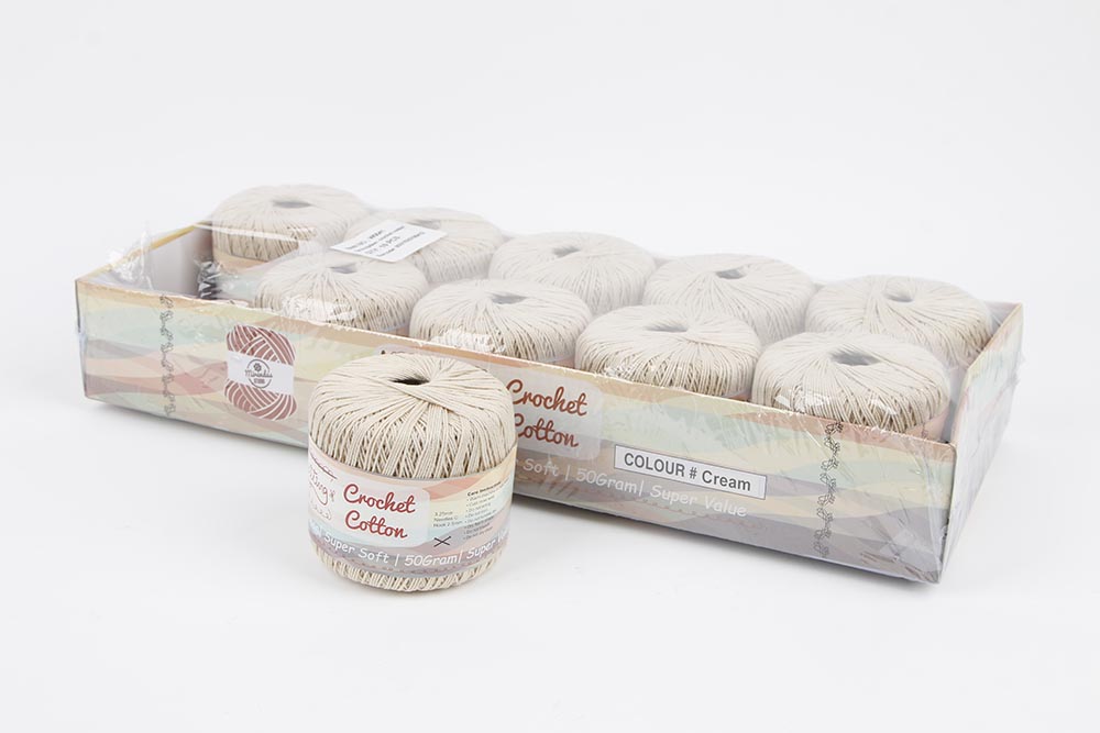 Crochet Cotton Cream