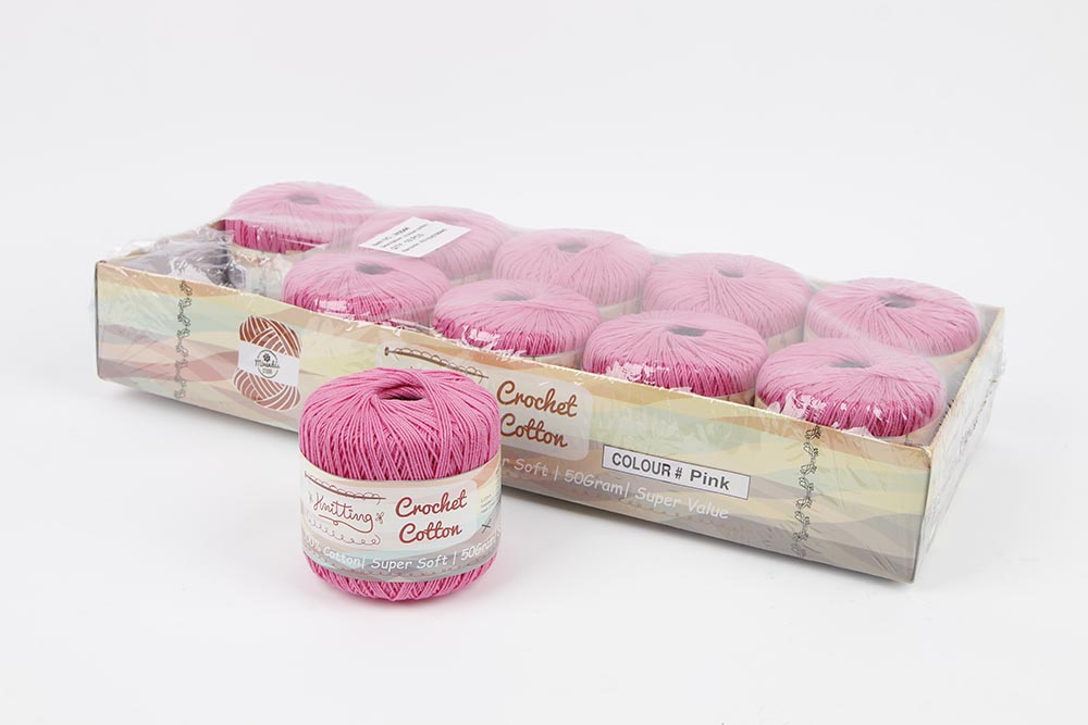 Crochet Cotton Pink