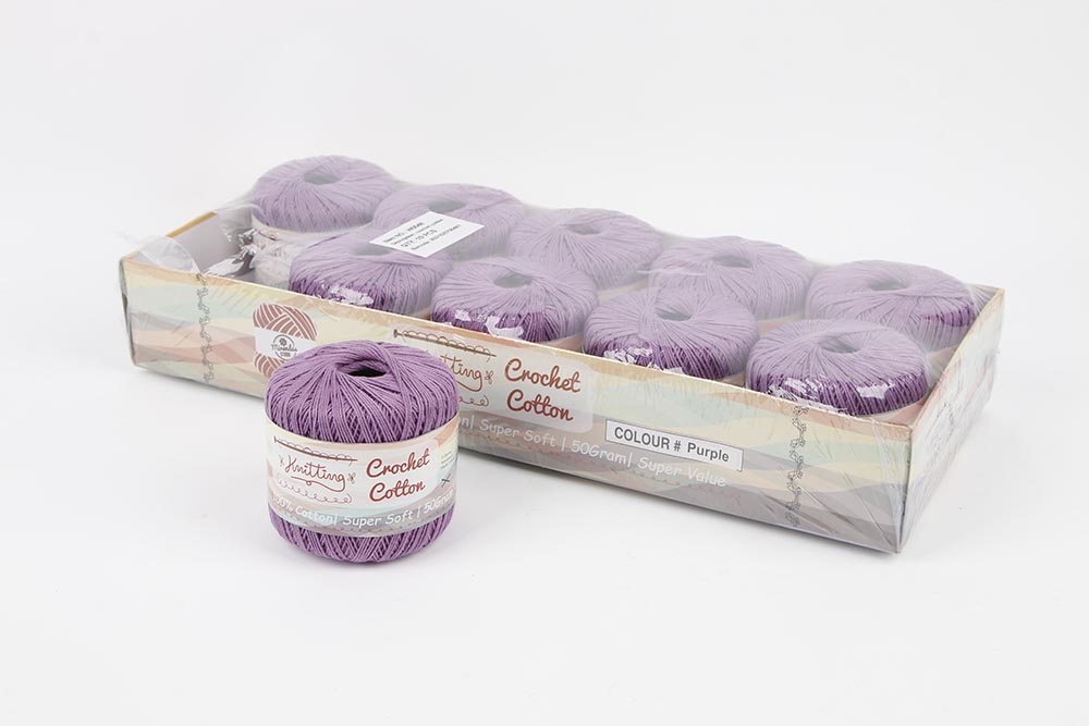 Crochet Cotton Purple