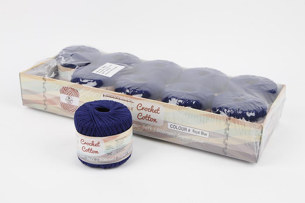 Crochet Cotton Royal Blue
