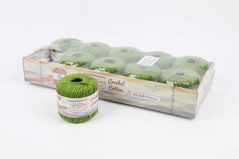 Crochet Cotton Greenary