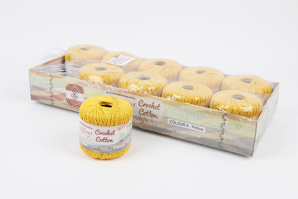 Crochet Cotton Yellow