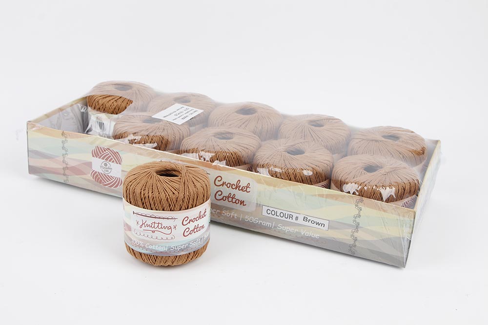 Crochet Cotton Brown