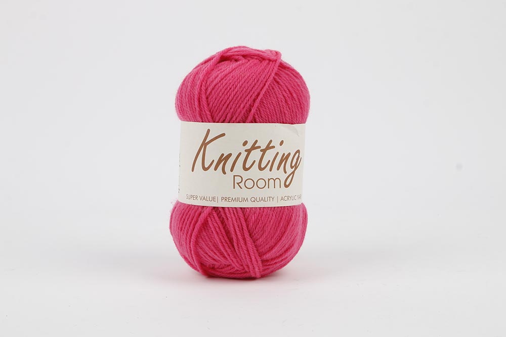 100g Knitting Yarn Hot Pink