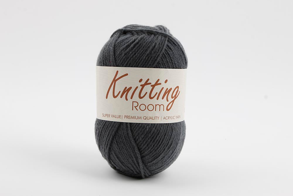 100g Knitting Yarn Dark Grey