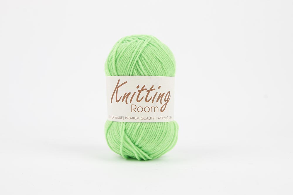 100g Knitting Yarn Fluro Green