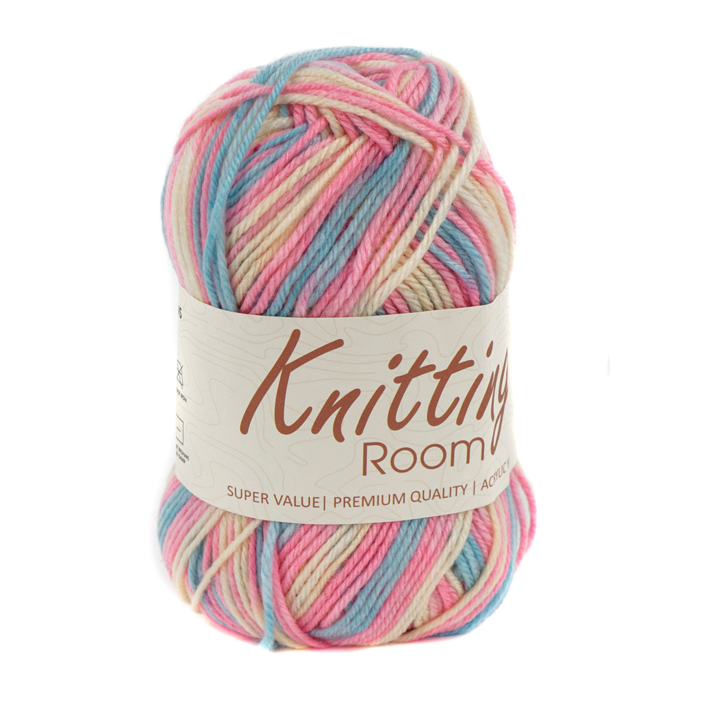 100g Knitting Yarn - Pastels Multi